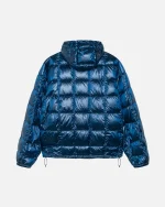 STUSSY MIDWEIGHT HOODED PUFFER ROYAL - Image 2