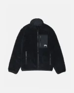 Stussy Sherpa Reversible Jacket Black
