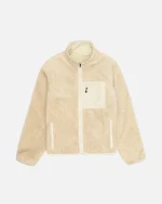 Stussy Sherpa Reversible Jacket Natrual