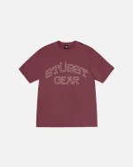 Stussy Gear Tee Oxblood