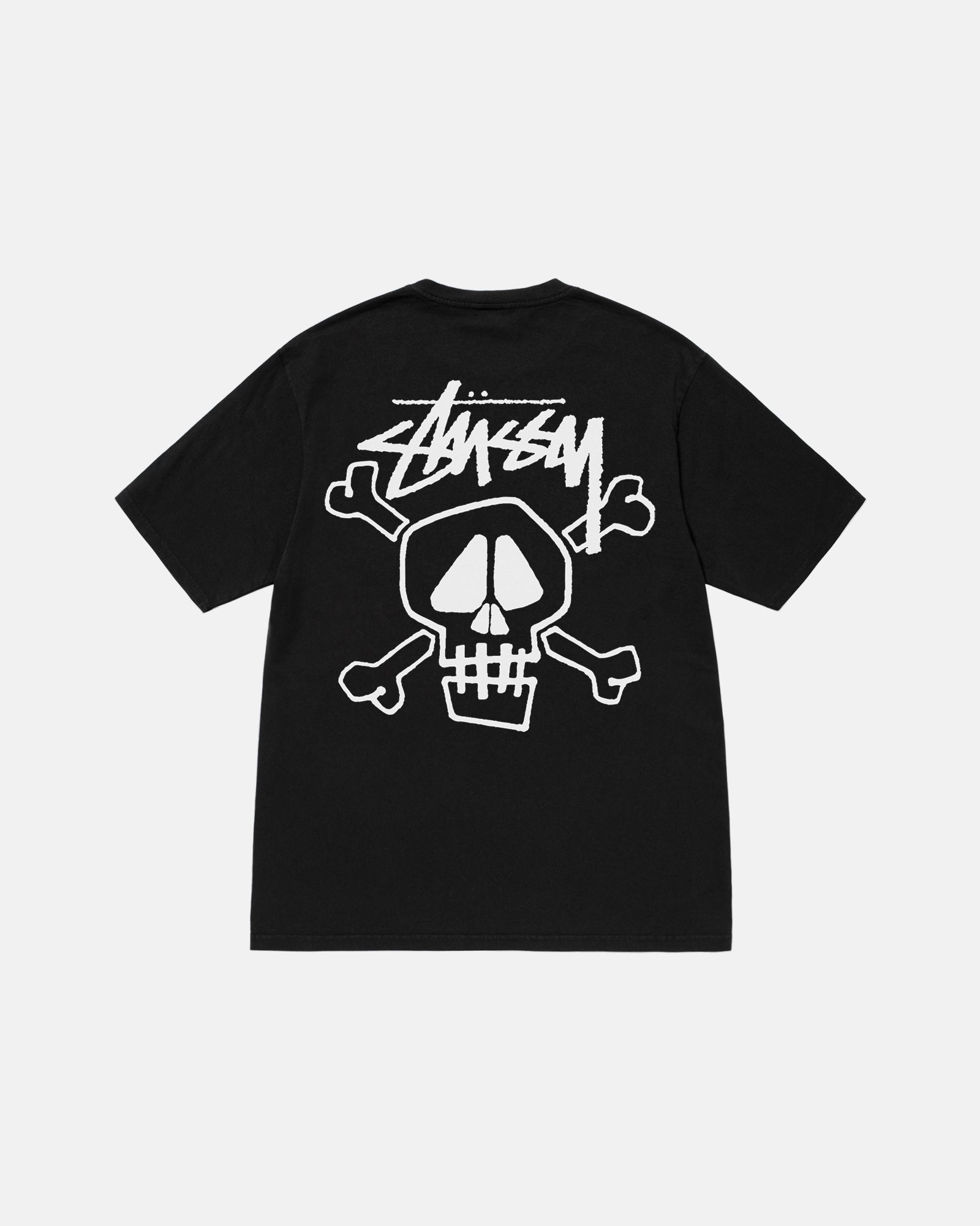 SKULL & BONES BLACK TEE PIGMENT DYED SKULL & BONES BLACK TEE PIGMENT DYED