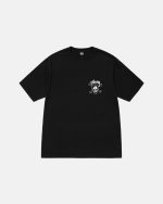 SKULL & BONES BLACK TEE PIGMENT DYEDs