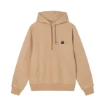Stussy 8 Ball Embroidered Hoodie Beige