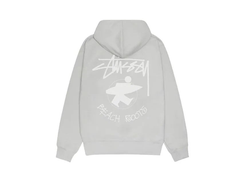 Stussy-Beach-Roots-Zip-Hoodie-Fog.webp Stussy Beach Roots Zip Hoodie Fog - Image 1